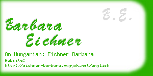 barbara eichner business card